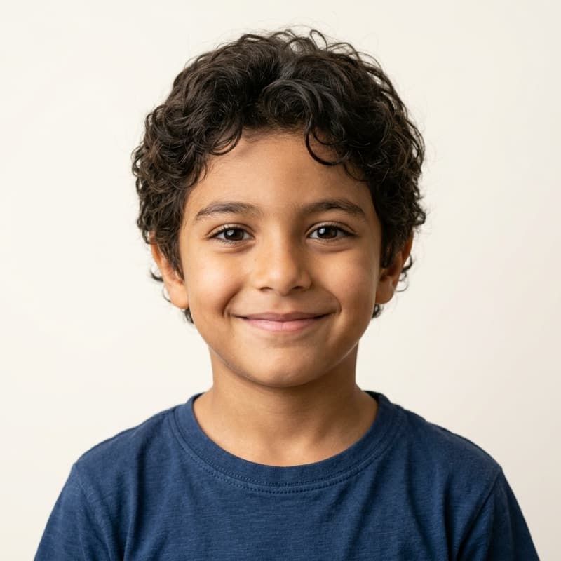 A child, before their story begins